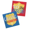 First Responders Beverage Napkins, 5in, 16ct