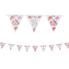 Floral Baby Pennant Banner