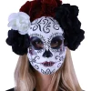 Flower Crown Calavera Day of the Dead Mask