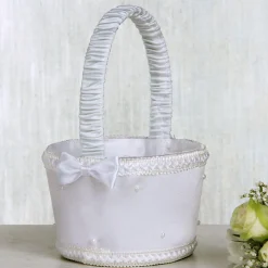 Flower Girl Basket, Assorted Colors