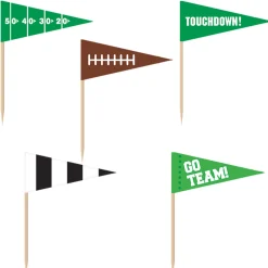 Football Cupcake Picks 36ct