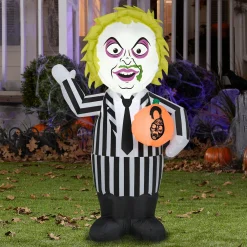 3.5 Foot Beetlejuice Light Up Halloween Inflatable Lawn Decoration