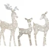 4 Foot Christmas Reindeer Family Flat-tastic Light Up Lawn Decoration