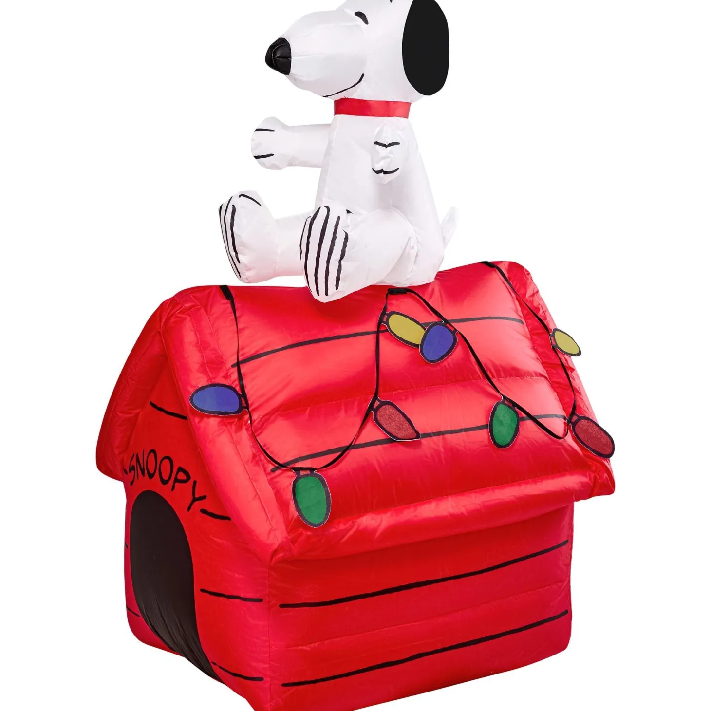 3.5 Foot Peanuts Classic Snoopy Holiday Interchangeable Inflatable Lawn Decoration