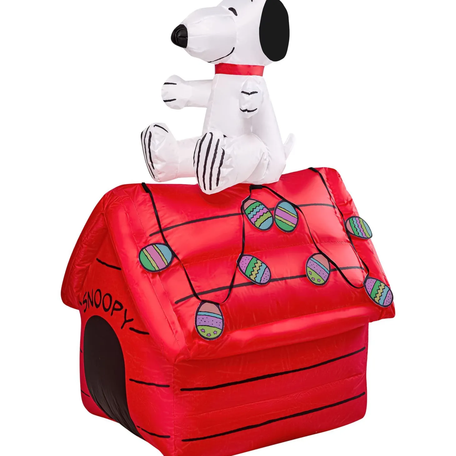 3.5 Foot Peanuts Classic Snoopy Holiday Interchangeable Inflatable Lawn Decoration