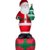 10 Foot Santa Scene Light Up Christmas Inflatable Lawn Decoration