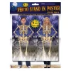 5 Foot Skeleton Stand-in Photo Poster - 2 Piece