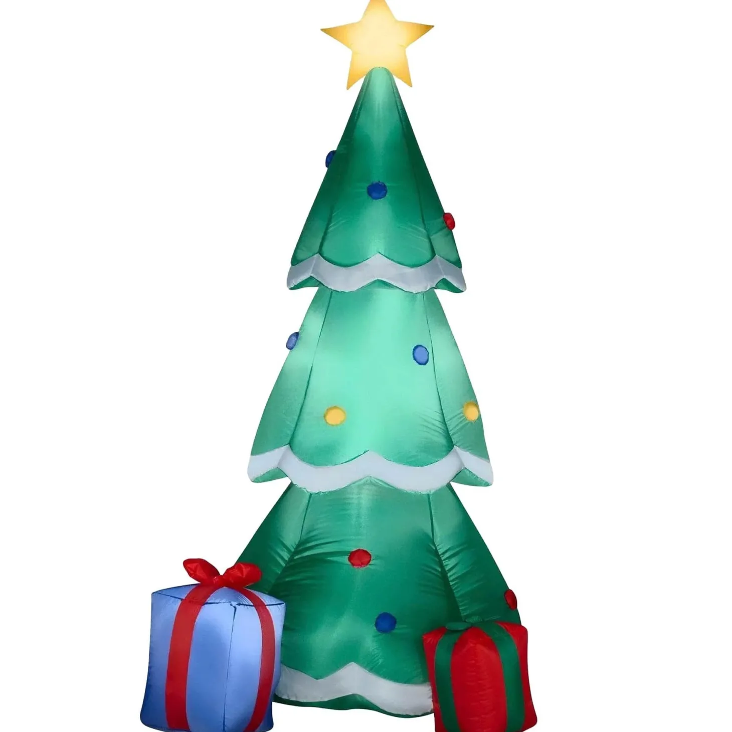 6.5 Foot Tree with Presents Light Up Christmas Inflatable Lawn Decoration