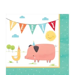 Friendly Farm Lunch Napkins 36ct