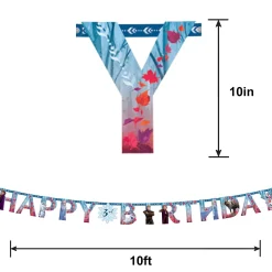 Frozen 2 Birthday Banner Kit, 10.5ft