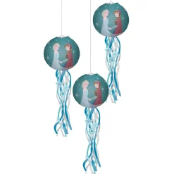 Frozen Hanging Paper Lanterns, 3ct