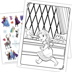 Frozen 2 Jumbo Paper Coloring & Activity Book with Temporary Tattoos, 7.75in x 10.75in