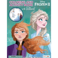 Frozen 2 Jumbo Paper Coloring & Activity Book with Temporary Tattoos, 7.75in x 10.75in