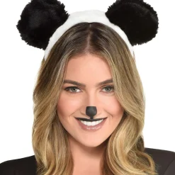 Furry Panda Ear Headband