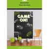Game On! Level Up Photo Backdrop, 4.6ft x 6.6ft, 4pc