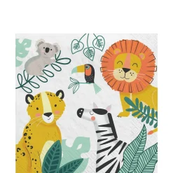 Get Wild Jungle Paper Lunch Napkins, 6.5in, 16ct