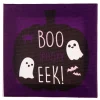 Ghost Boo Eek Halloween Wood & Canvas Sign, 5in x 5in