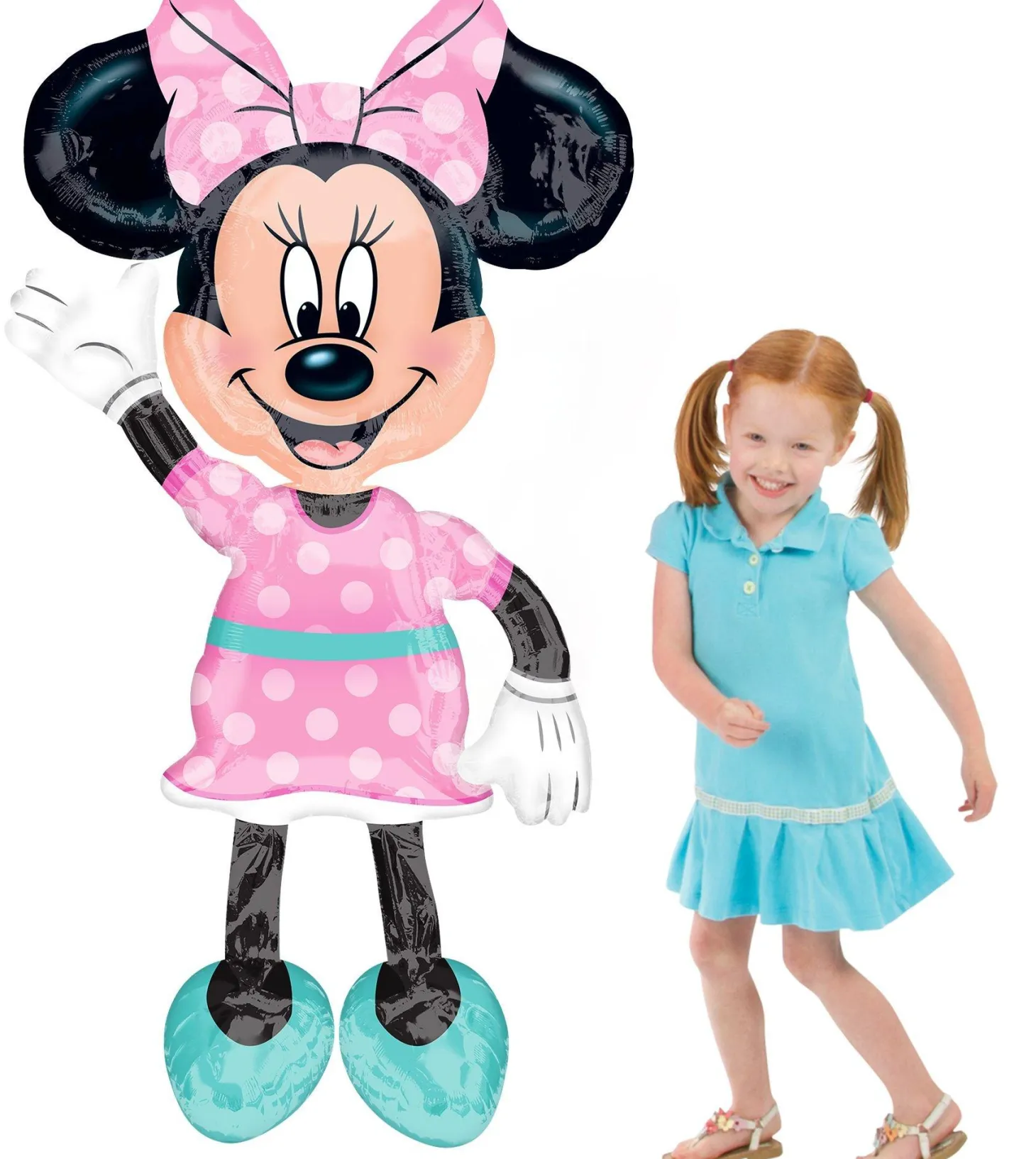 Giant Gliding Minnie Mouse Balloon 38in x 54in