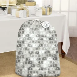 Giant Hello Baby Elephant Plastic Gift Sack, 36in x 44in