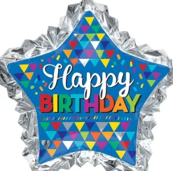 Giant Scalloped Edge Star Birthday Balloon 36in