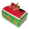 Gingerbread Christmas Bakery Box – Holiday Treat Box for Cookies & Cupcakes