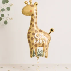 Giraffe Soft Jungle Foil Balloon, 42in