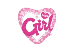 Girl Baby Shower Balloon - 3D Celebrate 36in