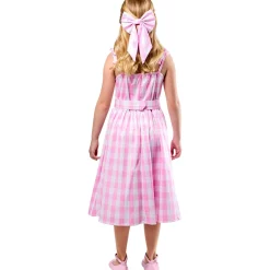 Girls' Barbie Movie Perfect Day Pink Gingham Dress