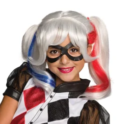 Girls' DC Superhero Girls Harley Quinn Wig