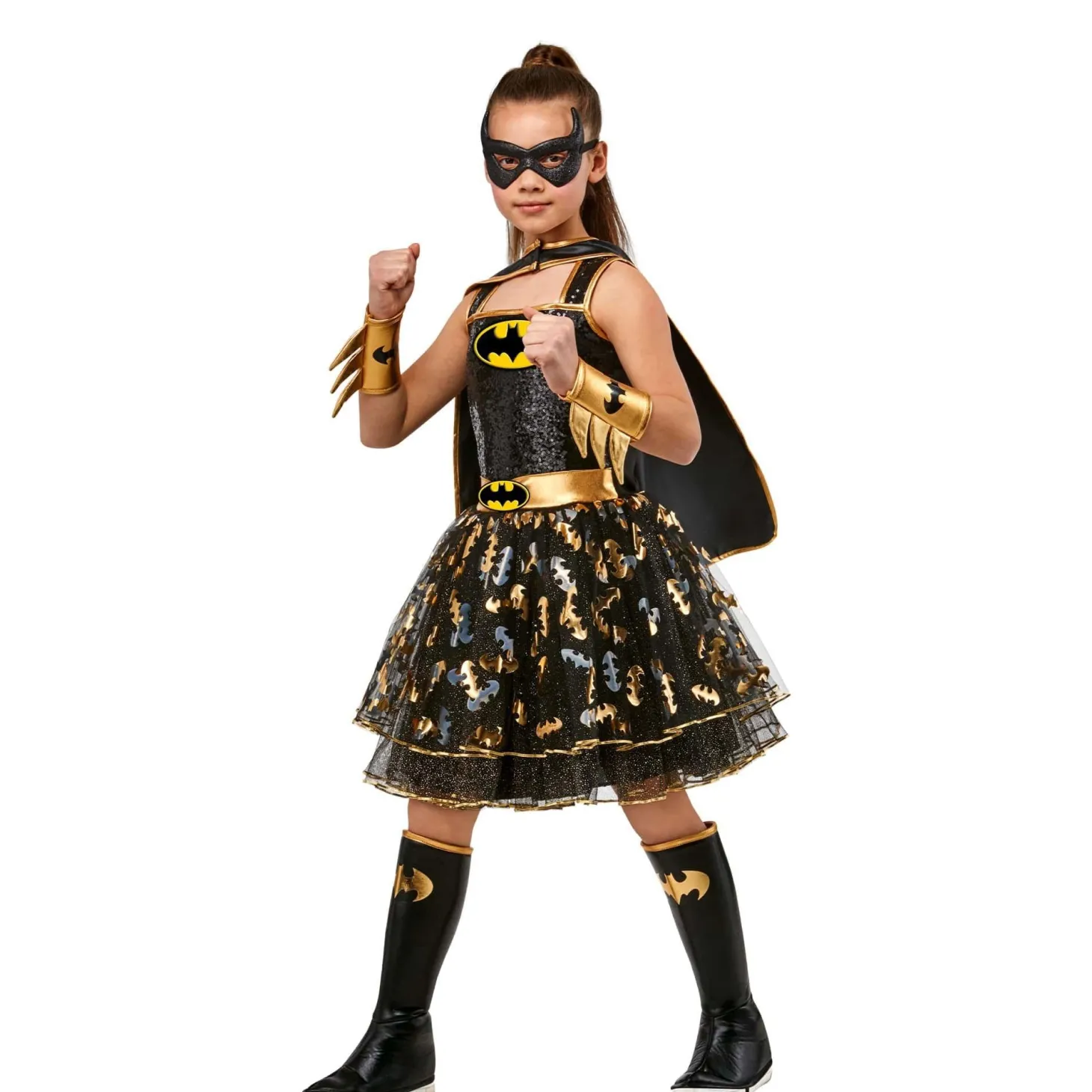 Girls' Sequin DC Comics Batgirl Costume - Deluxe