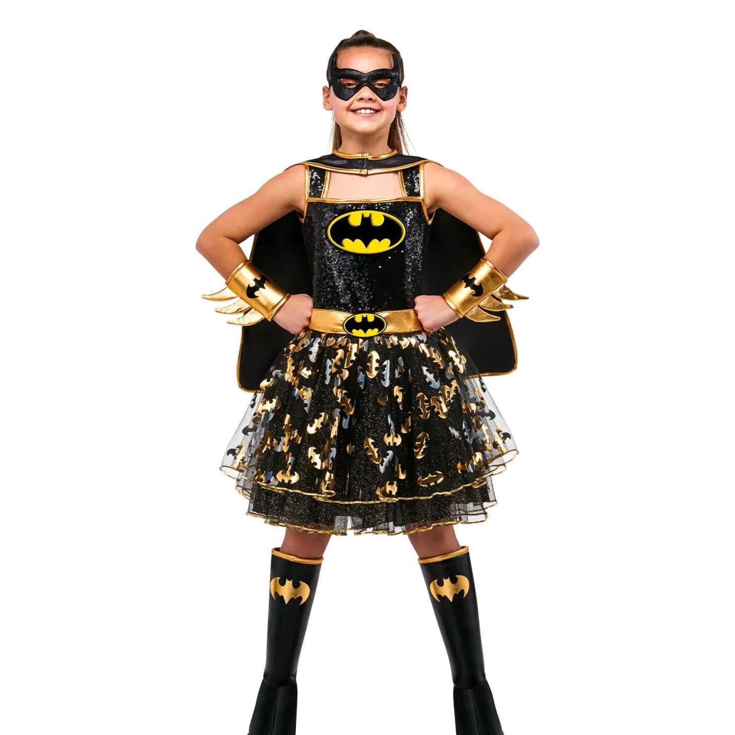 Girls' Sequin DC Comics Batgirl Costume - Deluxe