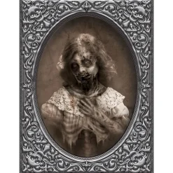 Girl Zombie Lenticular Portrait Decoration