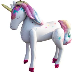Gliding Enchanted Unicorn Foil Balloon, 46in