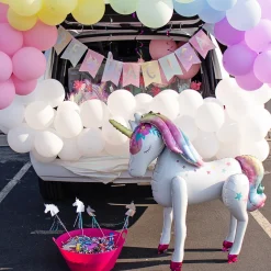 Gliding Enchanted Unicorn Foil Balloon, 46in