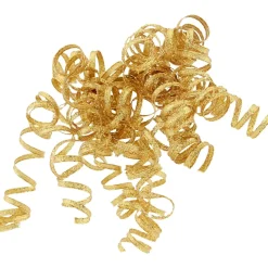 Glitter Curled Gift Ribbons, Assorted Colors