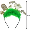 Glitter & Feather Halloween Headband