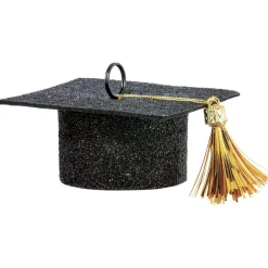 Glitter Graduation Cap Balloon Weight, 5.9oz, Assorted Colors