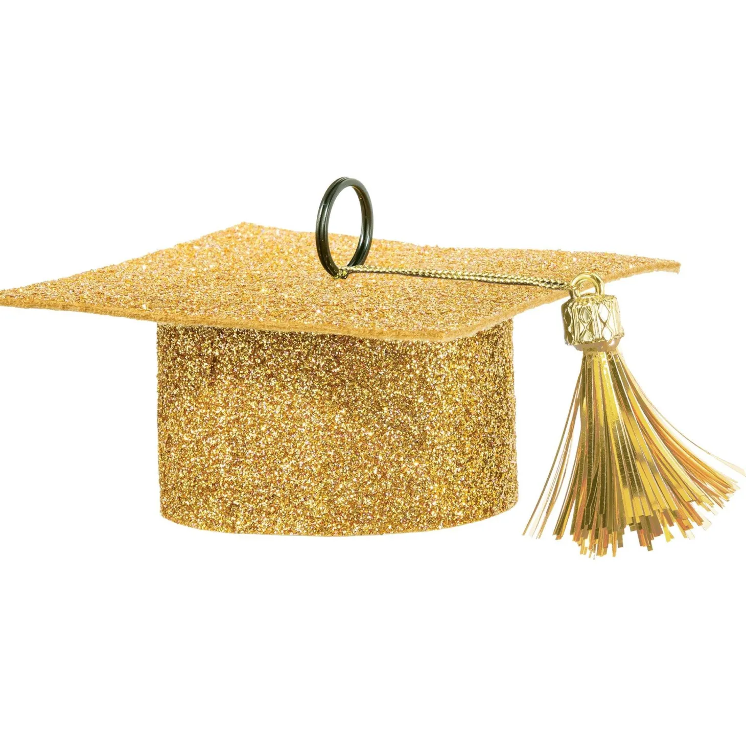 Glitter Graduation Cap Balloon Weight, 5.9oz, Assorted Colors