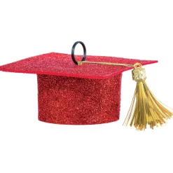 Glitter Graduation Cap Balloon Weight, 5.9oz, Assorted Colors