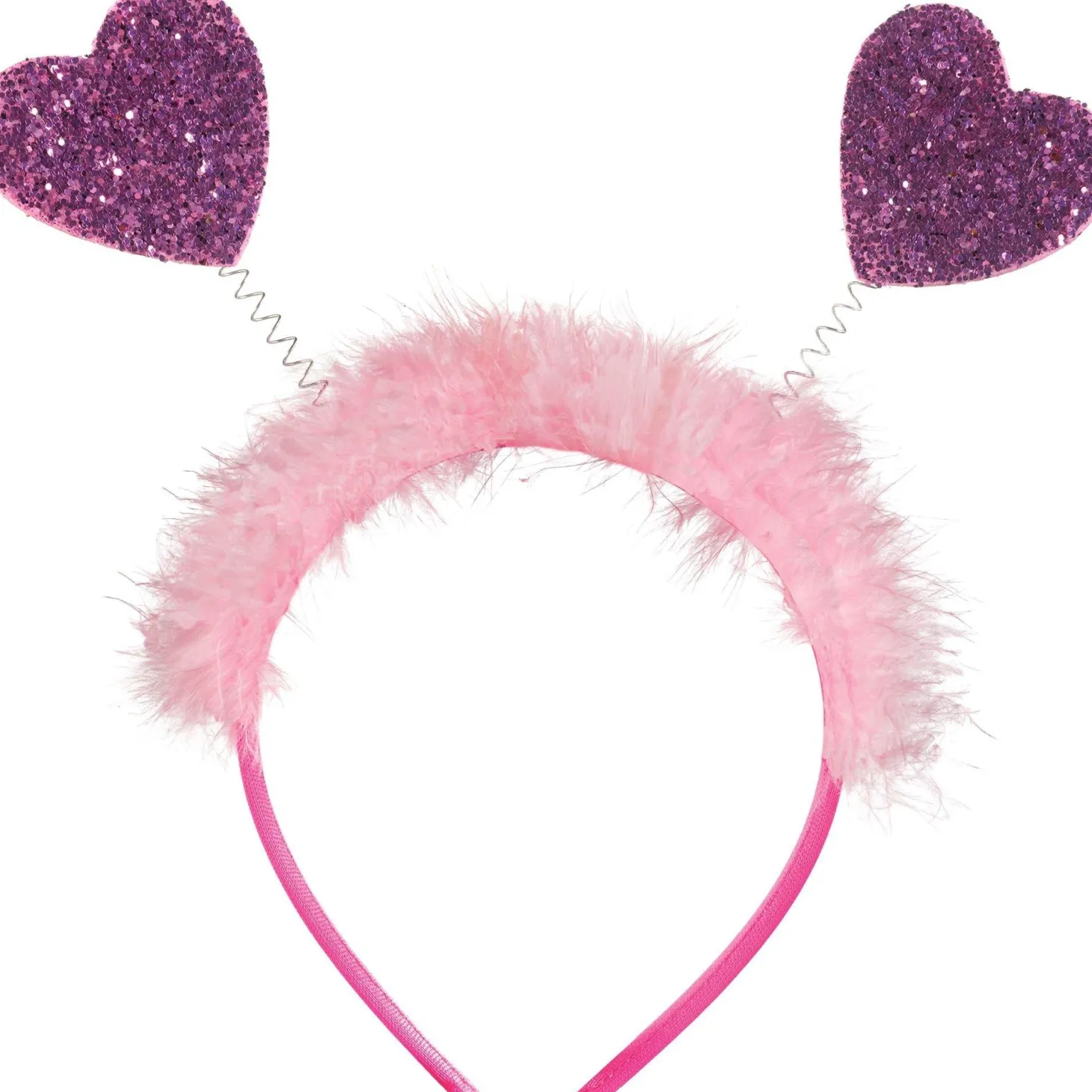Glitter Heart Valentine's Day Head Bopper, Assorted Colors