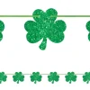 Glitter Shamrock Banner, 12ft