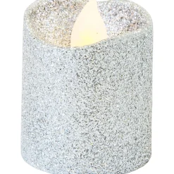 Glitter Votive Flameless LED Candles, 6ct, Assorted Colors