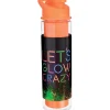 Glow Party Black Light Reactive Water Bottle, 12oz