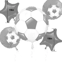 Goal Getter Foil Balloon Bouquet, 5pc