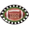 Go Fight Win Football Melamine Oval Platter