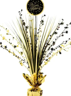 Gold Birthday Spray Centerpiece