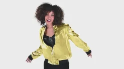 Gold Hip Hop Track Jacket