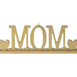 Gold MOM Balloon Weight MDF Table Decoration