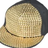 Gold Studded Hip Hop Hat