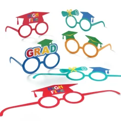 Grad Fun Paper Glasses, 8-Pack
